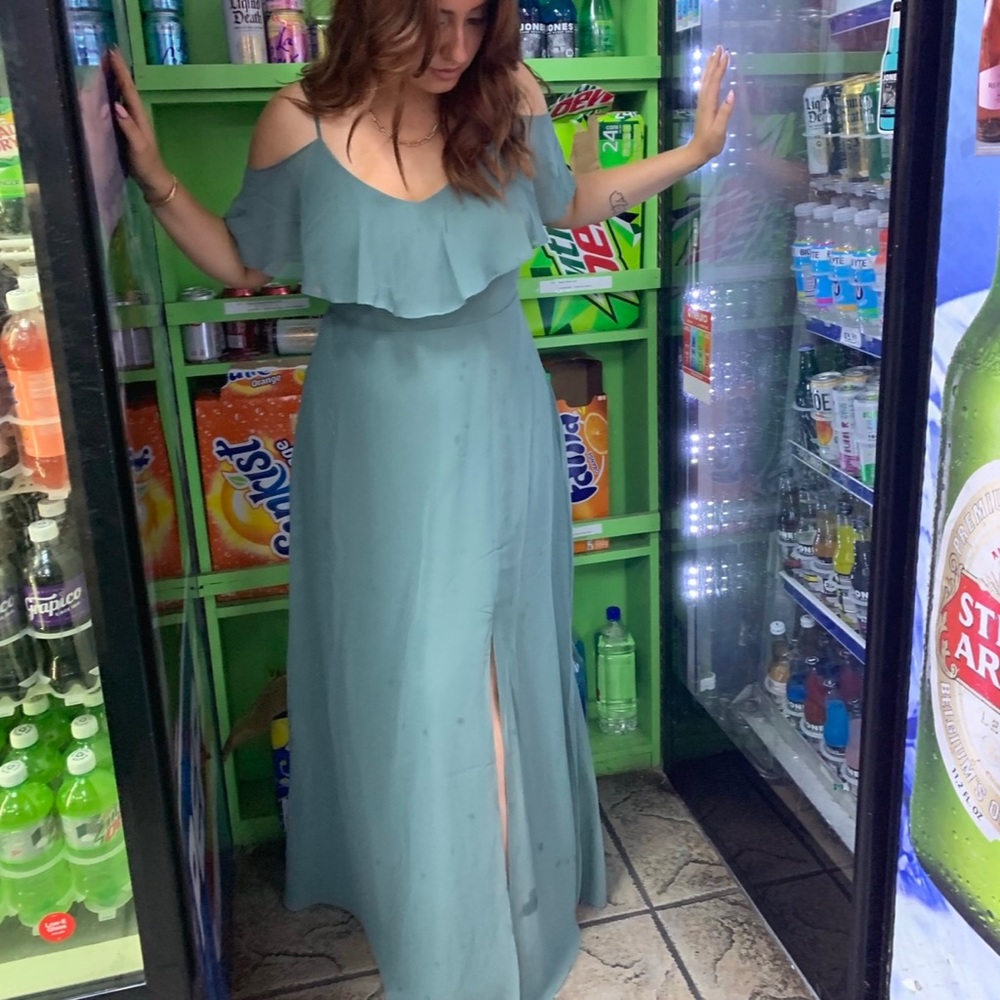Birdie Grey maxi dress in Sage, size 8/10